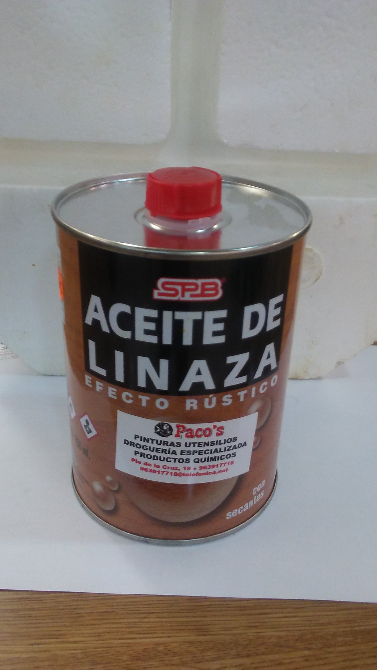 Aceite de Linaza Mora con Secante