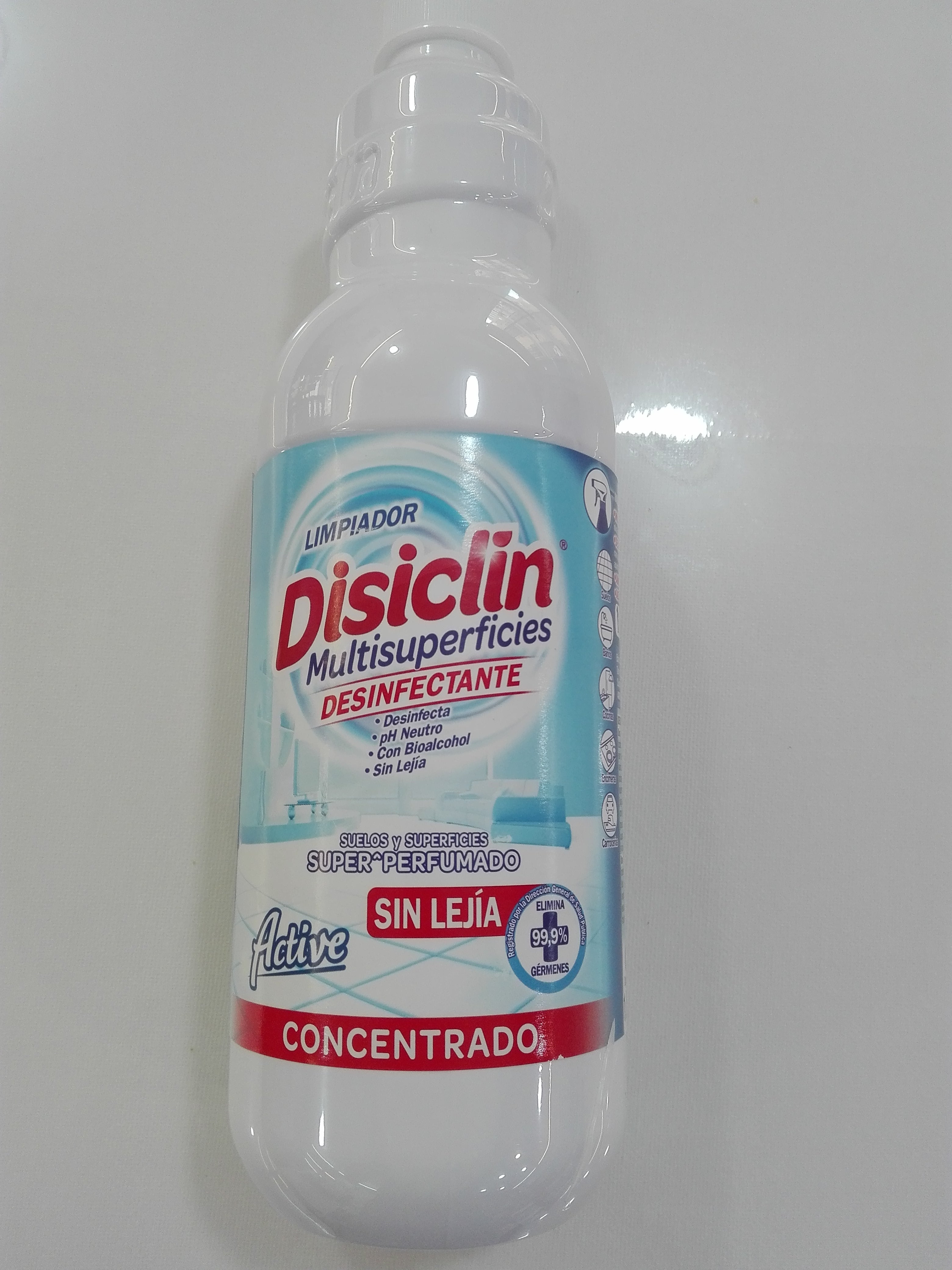 DISICLIN Desinfectante Multisuperficies, Sin Lejía, Pulverizador